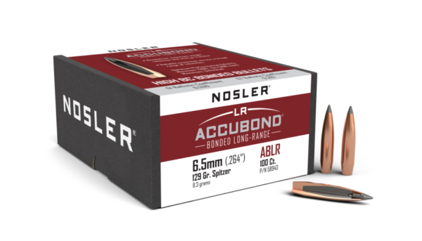 Nosler 6.5mm 129gr Accubond Long Range (100ct)
