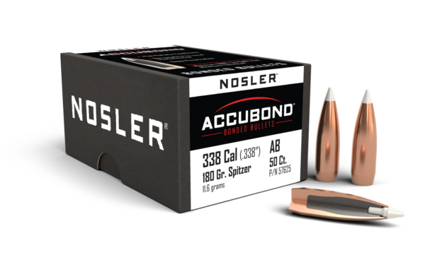 Nosler 338 Caliber 180gr Accubond (50ct)