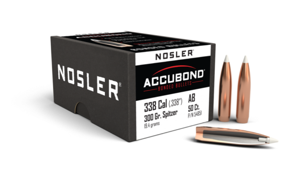 Nosler 338 Caliber 300gr Accubond (50ct)