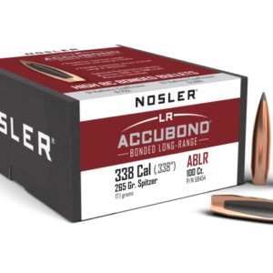 Nosler 338 Caliber 265gr Accubond Long Range (100ct)