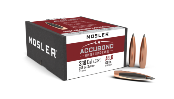 Nosler 338 Caliber 265gr Accubond Long Range (100ct)