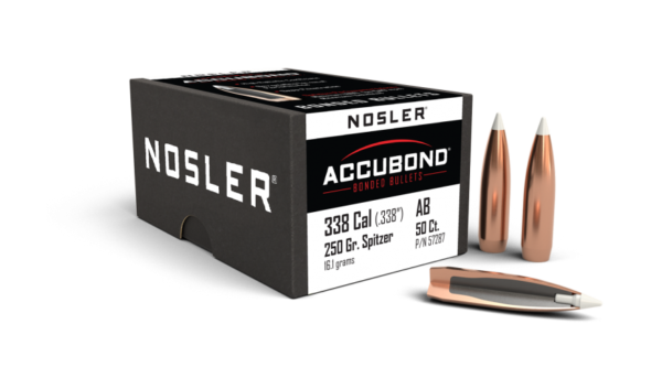 Nosler 338 Caliber 250gr Accubond (50ct)