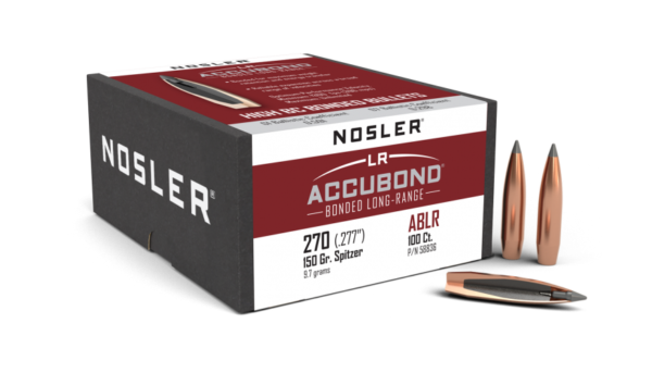 Nosler 270 Caliber 150gr Accubond Long Range (100ct)