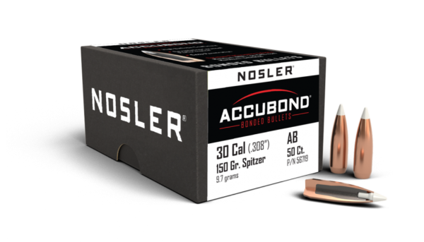 Nosler 30 Caliber 150gr Accubond (50ct)