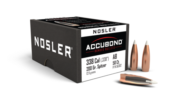 Nosler 338 Caliber 200gr Accubond (50ct)